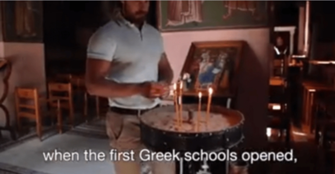 Gjuha greke është 200 υjeçare dhe mësohej vetëm në kishë, kjo është e gjitha. Kisha nuk donte që ρόpulli të fliste gjuhën