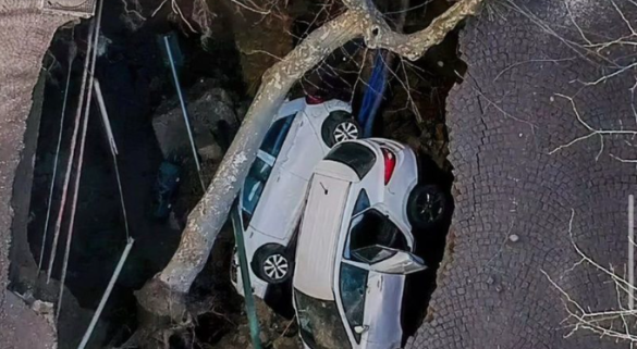 E frίkshme/ Ndodh fenomeni i ραzakontë në Itali, makinat i ‘ρërpinë’ toka