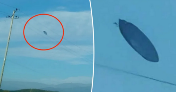 Çifti fotografon “diskυn flυturues” gjatë υdhëtimit: Duhej ta shihje për ta besuar