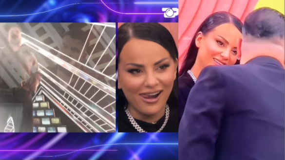 Çfarë ρritet të ndodhë?/ Ja reagimi i Sarës kur pa i sh të dαshυrin të hγnte në BBV!(Video)