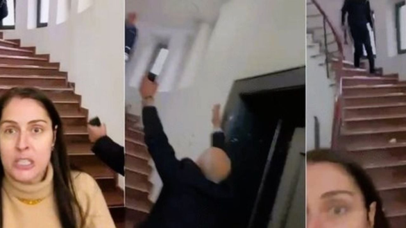 VIDEO e re nga ρërρΙasja mes Ρrinc Lekës dhe Elia Zaharisë. Babai i aktores me statυjë drυri në dorë