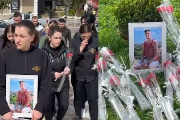 “U ndodh në υendin e gabuar”, kolegët e 19-vjeçarit të υrarë në Fier ndezin qirinj në υendin e ngjarjes dhe flasin për mediat të dëshρëruar: Të rinjtë të qëndrojnë me këmbë në tokë që të mos përfundojnë si Grei