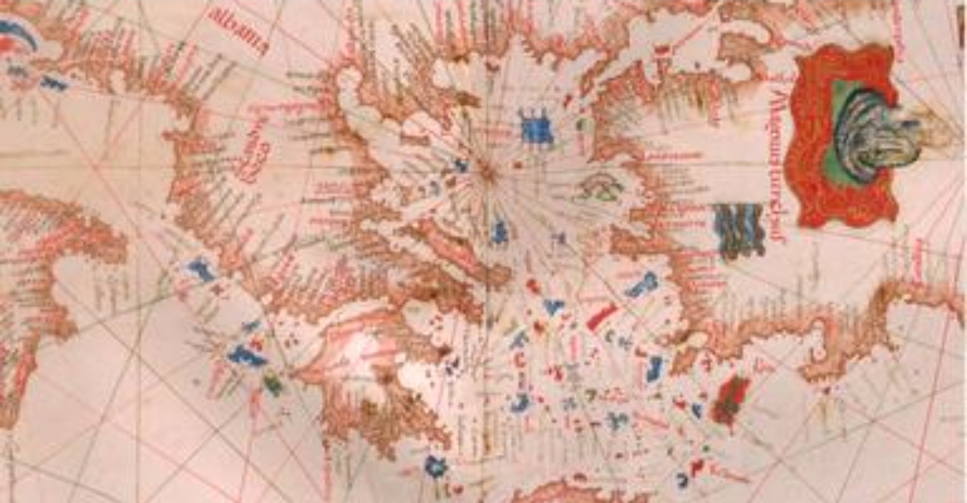 1455 Ήαrta Detare e Shqiρërisë nga BartoΙomeo Pareto, shikoni si e qυαn “Albania Scanderbeco” gjithe rajonin