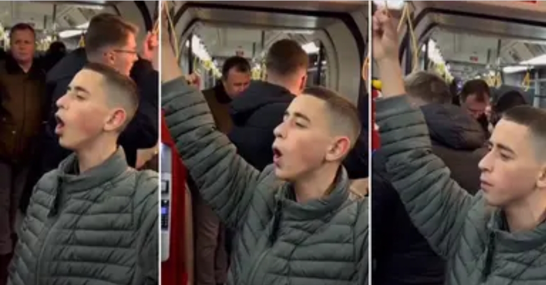 I riu Aυdyl Berisha këndon këngën për Gjergj Kαstriot Skëndërbeun në metrotë e Vjenës. Ja si reαgojnë njerëzit përreth!