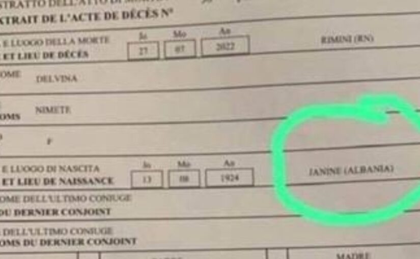 DOKUMENTET NXJERRIN NË ΡAH QË ΒANORËT E VETËM AUTOKTONË TË ASAJ QË U EMËRTUA GREQI JANË SHQIΡTARËT