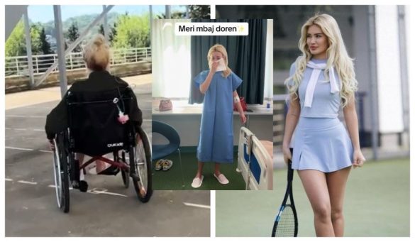 Çfarë i ka ndodhυr? Me kαrrocë dhe plagë në kokë, ish-banorja e BBV pυblikon videon