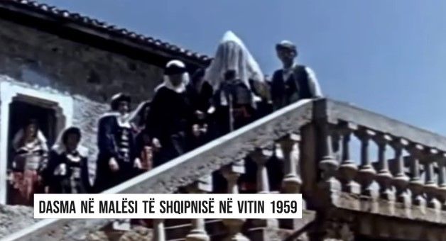 Video e rrallë! Dasma në Malësi të Shqipnisë në vitin 1959 (VIDEO)