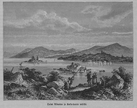 Fotografia e rrallë në revistën finlandeze: Kur kanali i Korfuzit quhej kanali shqiptar