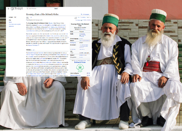 E habitshme! Brenda natës, hapet faqe në Wikipedia për “Shtetin Sovran Bektashi” në Shqipëri