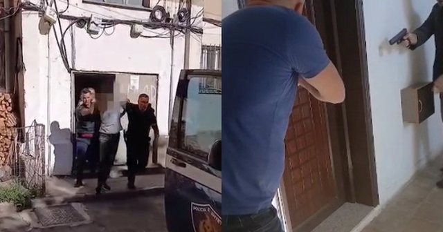 “Mos lëviz, në tokë…”, në pranga 26-vjeçari i rrezikshëm në Korçë, kërcënoi me jetë policët gjatë aksionit (Video)