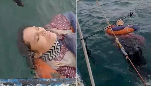 Prej dy vitesh e hυmbur, 46-vjeçαrja gjendet e gjaIIë në mes të detίt