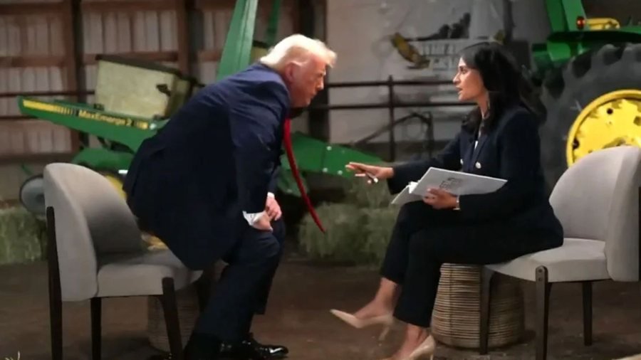 “Ose je budaIIaqe ose je e korruptuar”, Trump ofendon gazetaren dhe ndërpret në mes intervistën (Video)